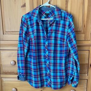Talbots Multicolor Plaid Shirt